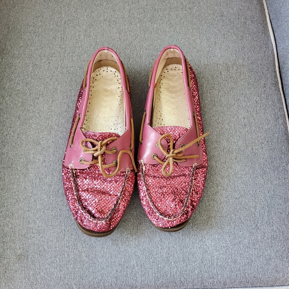 Sperry Glitter Boat Shoe - Picture 2 of 4